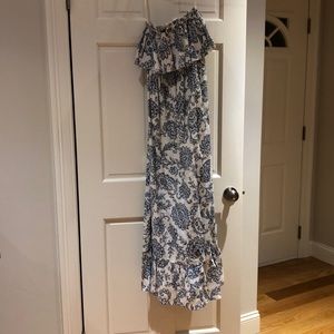 Strapless maxi dress